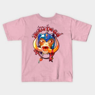 Motor Head - kawaii pink Kids T-Shirt